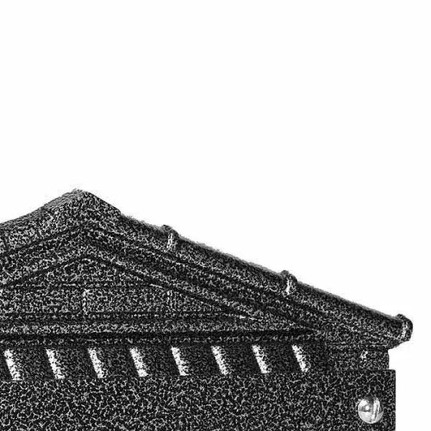 Caixa De Correio Colonial Mini Tijolinho 893650 Ferro Fundido Prata Embutir Meio Tijolo Kala - imagem 5