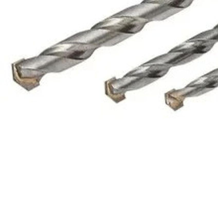 Jogo De Brocas Para Concreto 3 Pecas 5mm 6mm 8mm Metal Duro Worker - imagem 4