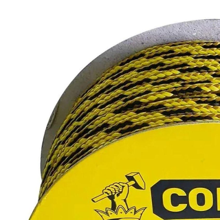 Corda Trançada 8mm 157m Poliéster 545kgf UV Collins Carretel Resistente - imagem 3