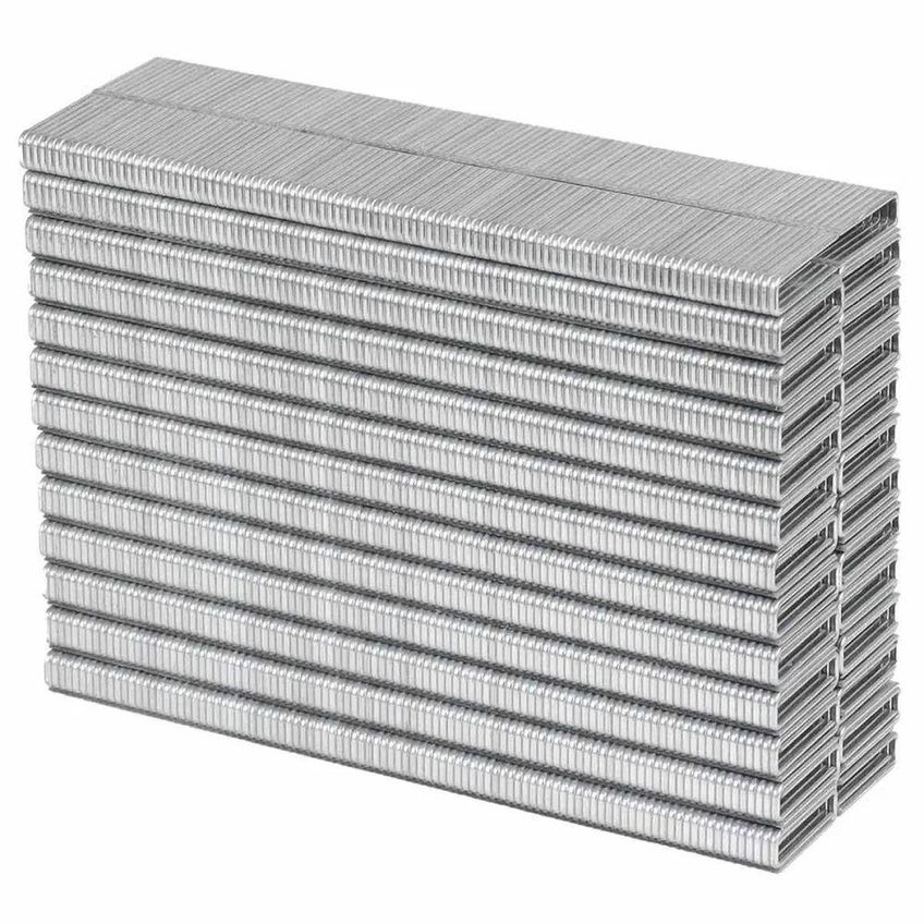 Grampo Para Grampeador Pneumático Tipo 90 16mm Aço Carbono Alta Resistência 5000 Peças Worker - imagem 5