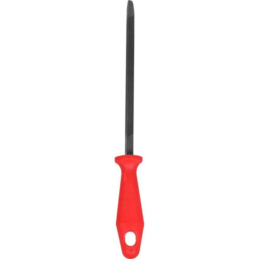 Lima Triangular Delgada 584894 Afiação Aço Carbono Temperado Com Cabo Pp 8 Polegadas Worker - imagem 2