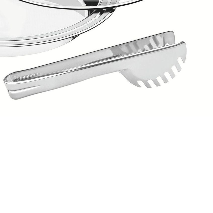 Kit Para Servir Ciclo Redondo Aço Inox Com Tampa De Vidro 3 Peças Tramontina - imagem 3
