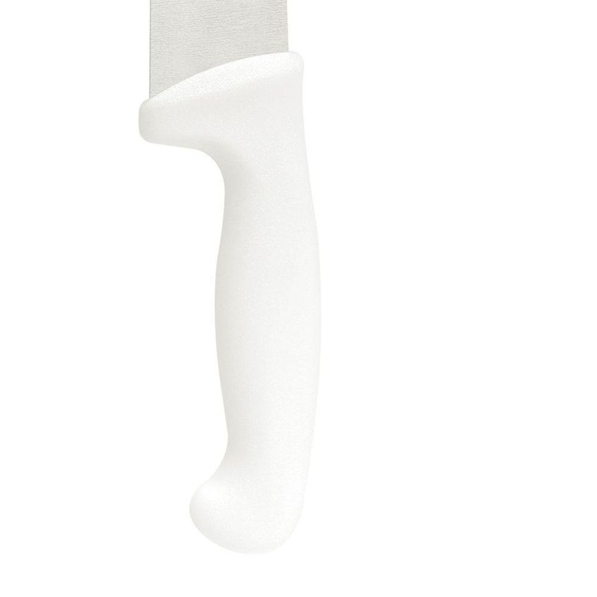 Faca Para Carne Profissional Master Lâmina Aço Inox Cabo Polipropileno Antimicrobiano Branco - imagem 5