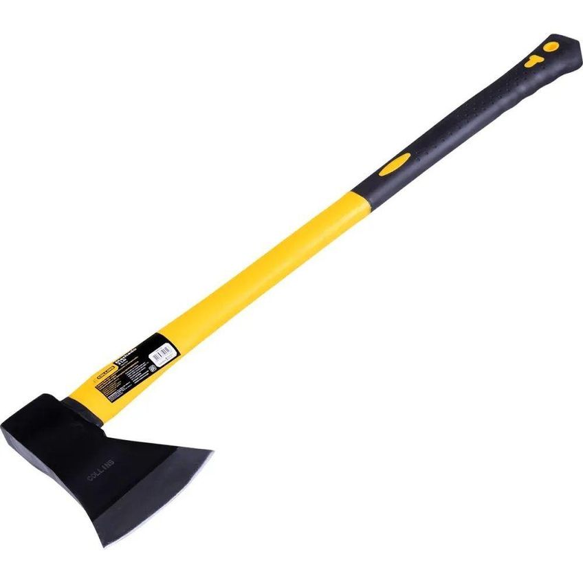 Machado Lenhador 3lb Cabo Fibra De Vidro 70cm Corte De Lenha Collins - imagem 4