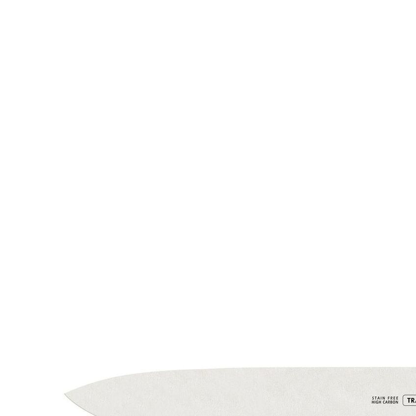 Faca Para Carne Profissional Master Aço Inox Cabo Polipropileno Antimicrobiano Branco Tramontina - imagem 5