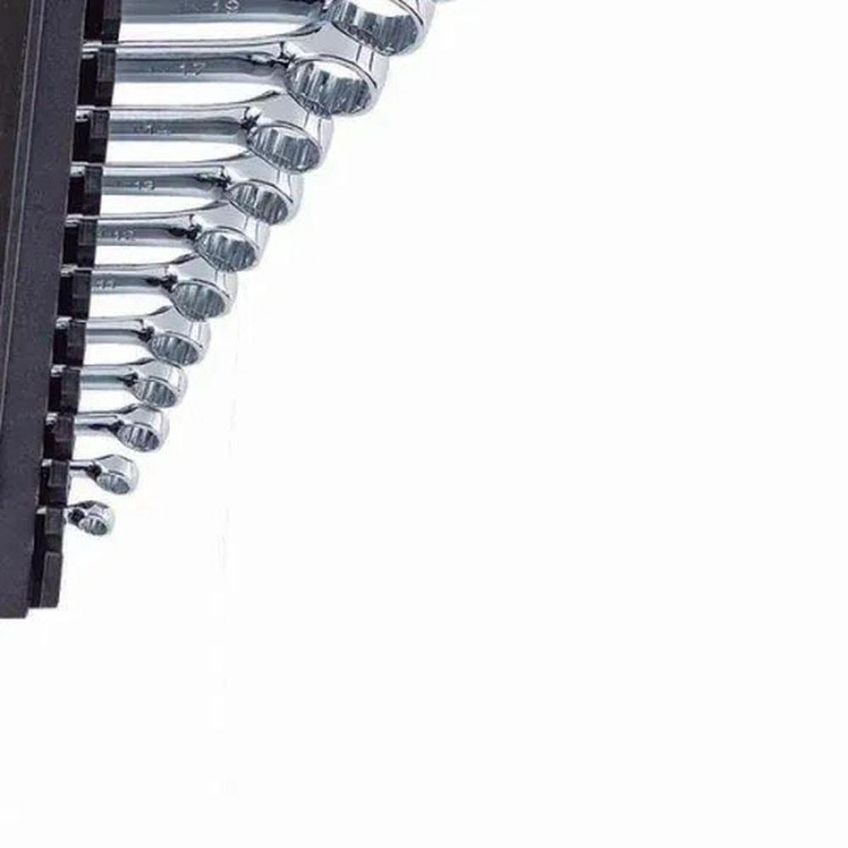Jogo De Chave Combinada 16 Peças 6mm A 32mm Aço Cromo Vanádio Cromado Collins - imagem 4
