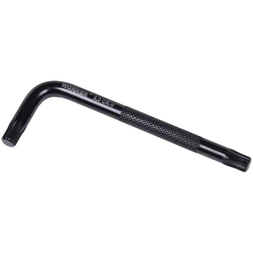 Chave Multidentada 846864 Com Fixação Precisa Aço Cromo Vanádio Worker - imagem 3