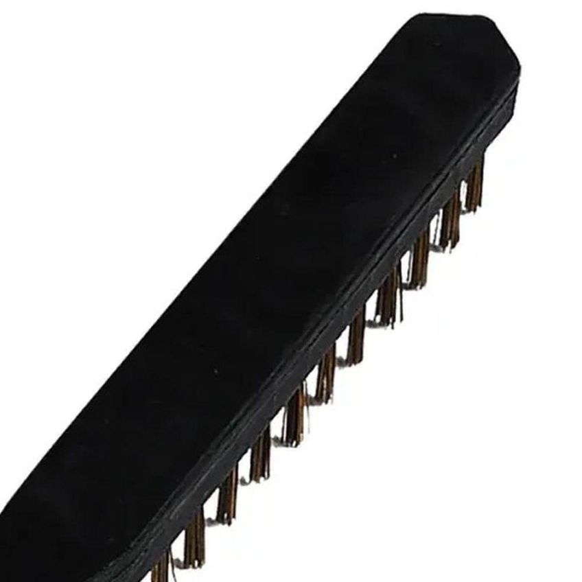 Escova De Aço Manual 894745 3 Fileiras Cerdas Aço Carbono Temperado Kala - imagem 3