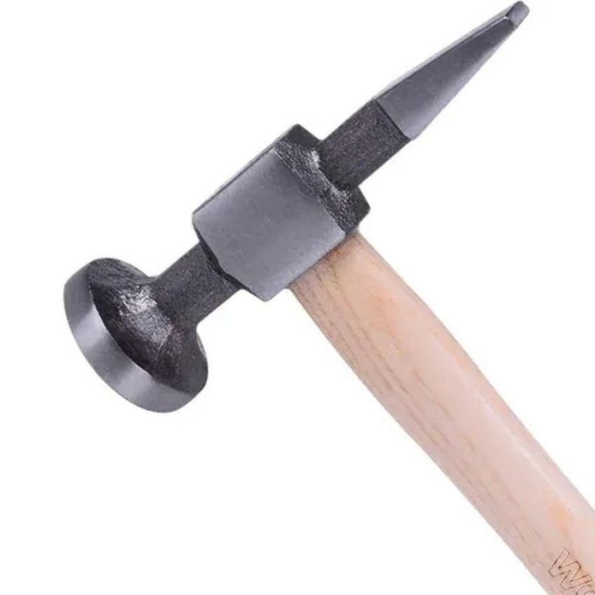 Martelo Chapeador Pena Cruzada 330g Para Funilaria Worker - imagem 4