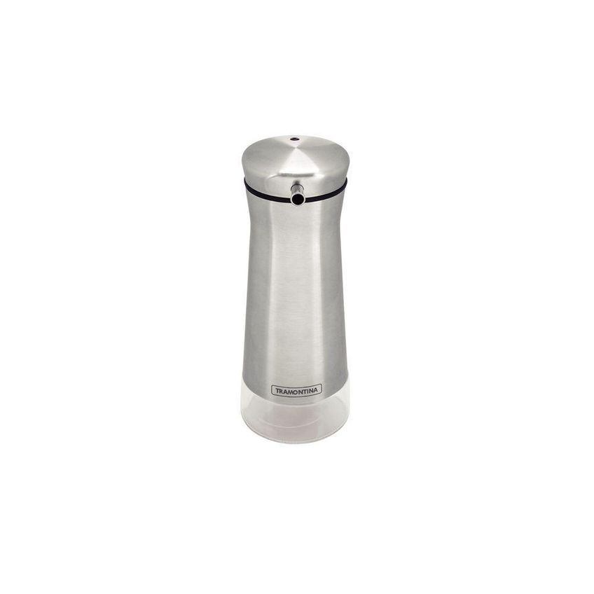 Galheteiro Realce Para Temperar Vidro E Aço Inox Sistema Corta Gotas Uso Mesa Tramontina 0,25l - imagem 3