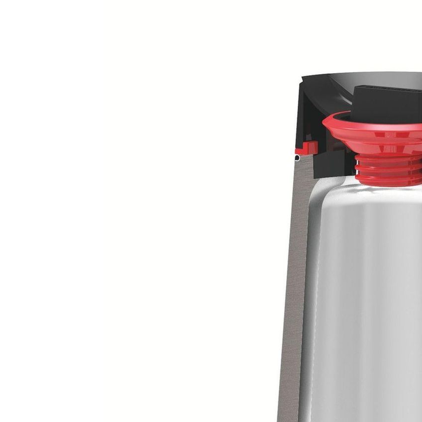 Bule Térmico Exata Aço Inox Sistema Corta Pingos Vermelho Tramontina 300ml - imagem 3