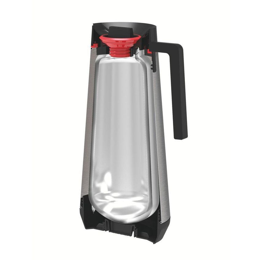 Bule Térmico Exata Aço Inox Sistema Corta Pingos Vermelho Tramontina 300ml - imagem 5