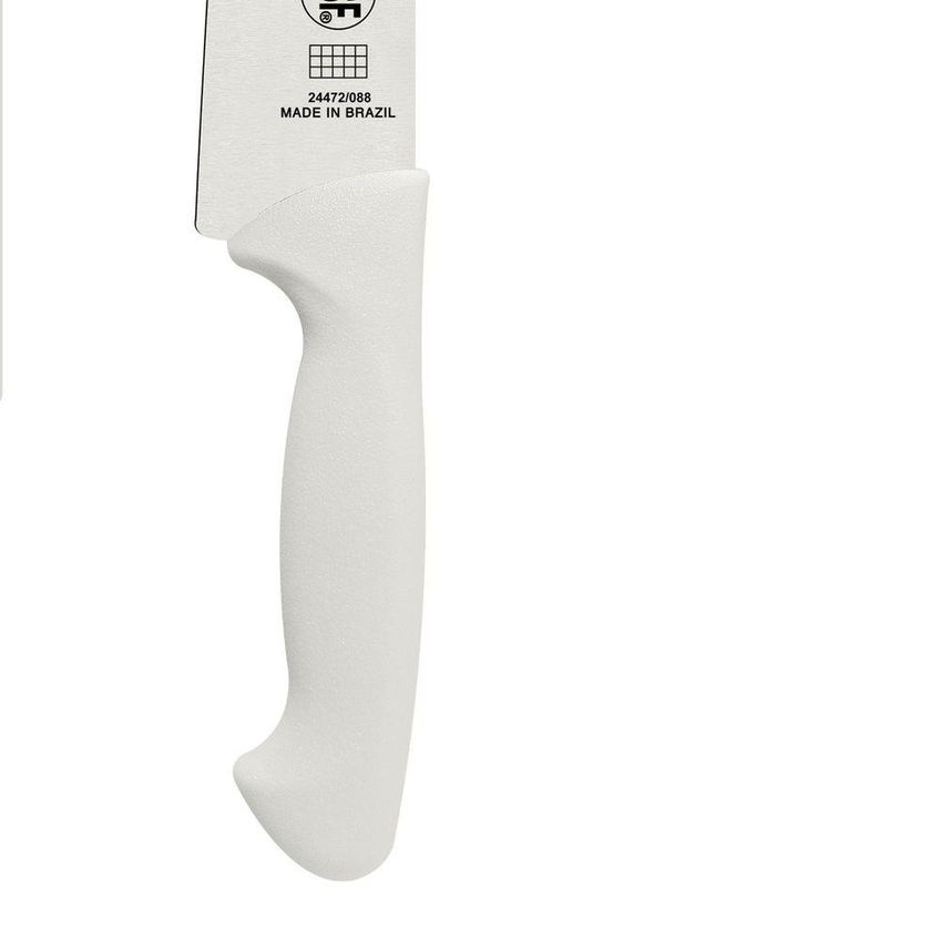 Faca Utility Premium Corte Preciso Aço Inox Cabo Polipropileno Branco Cozinha Tramontina - imagem 4