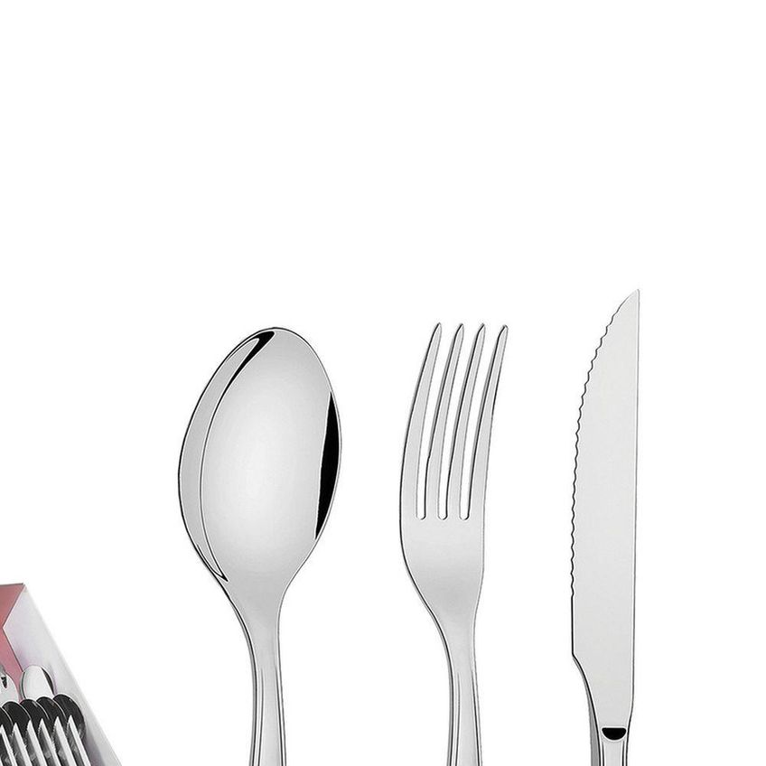 Faqueiro Laguna 91 Peças Aço Inox Brilho Para Mesa Tramontina - imagem 4