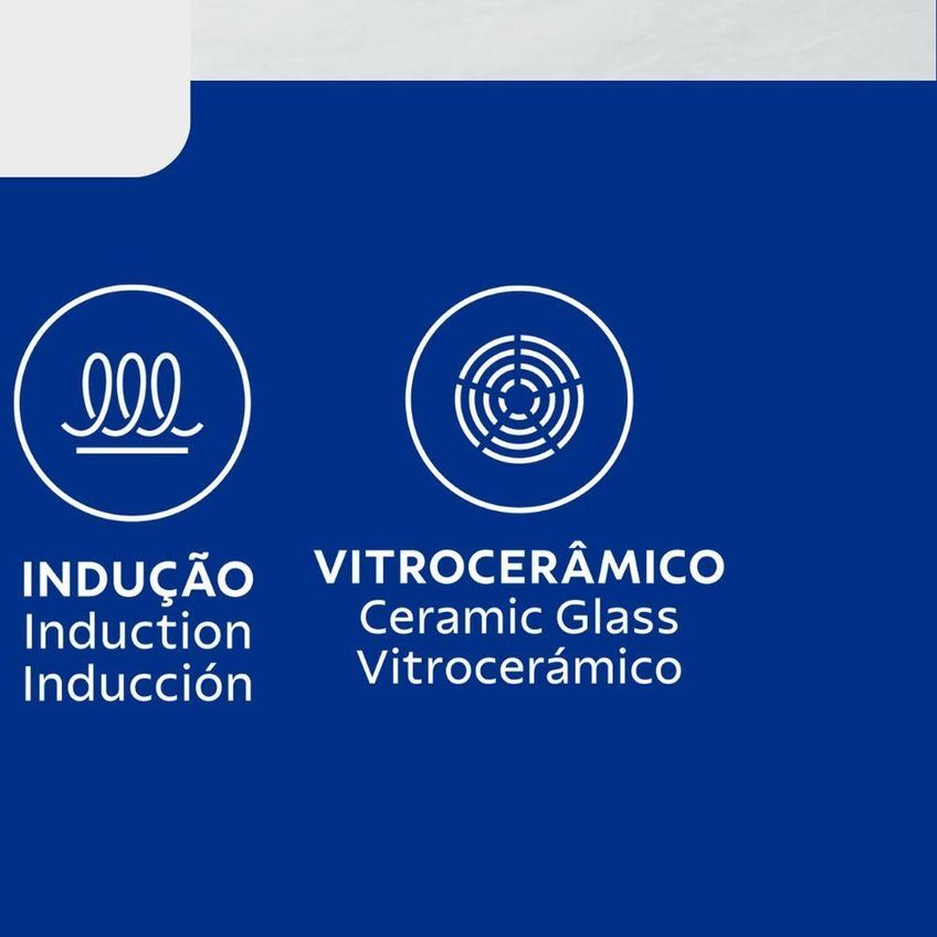 Jogo De Panelas Grano Baquelite Aço Inox Corpo Triplo Indução Tramontina - imagem 5