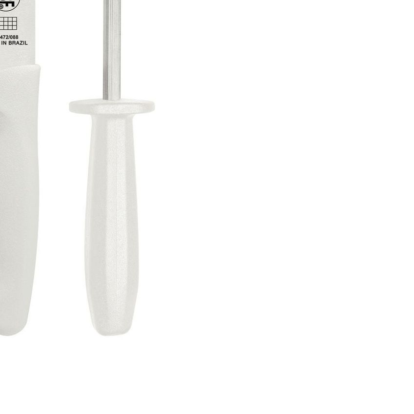 Jogo De Facas Premium Aço Inox E Polipropileno Com Chaira 3 Peças Branco Tramontina - imagem 5