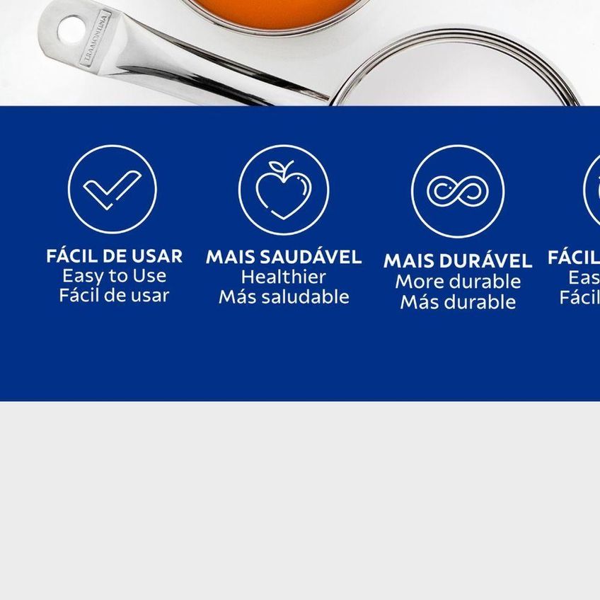 Panela Professional Aço Inoxidável Fundo Triplo Indução Tramontina 1,4l - imagem 4