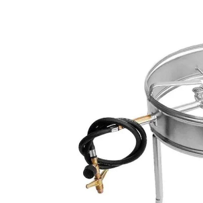 Fogareiro Tripé De Alta Pressão 893960 6 Caulins Com Borda Para Uso Profissional Kala - imagem 4
