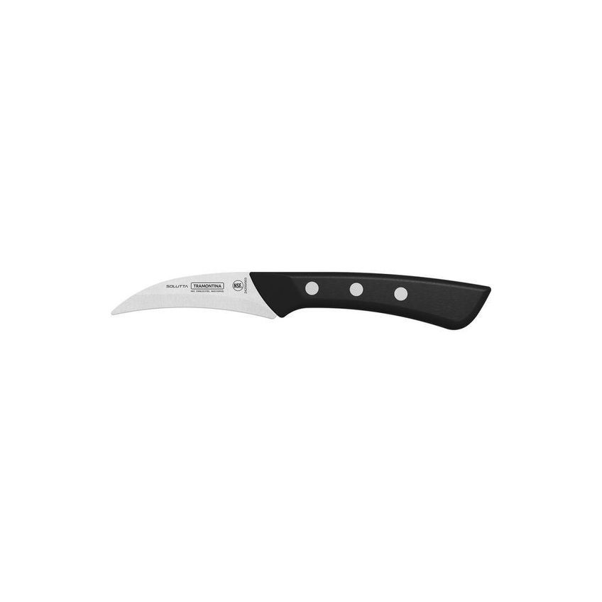 Faca Para Tornear Solutta Para Esculpir Frutas E Legumes Aco Inox Cabo Policarbonato Tramontina - imagem 3
