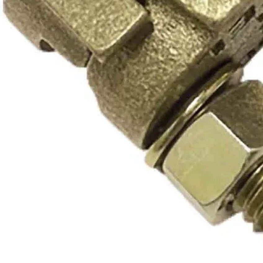 Grampo Para Aterramento GTDU Duplo 5/8 3/4 Liga Metálica Alta Resistência Liege Cosmetics - imagem 5