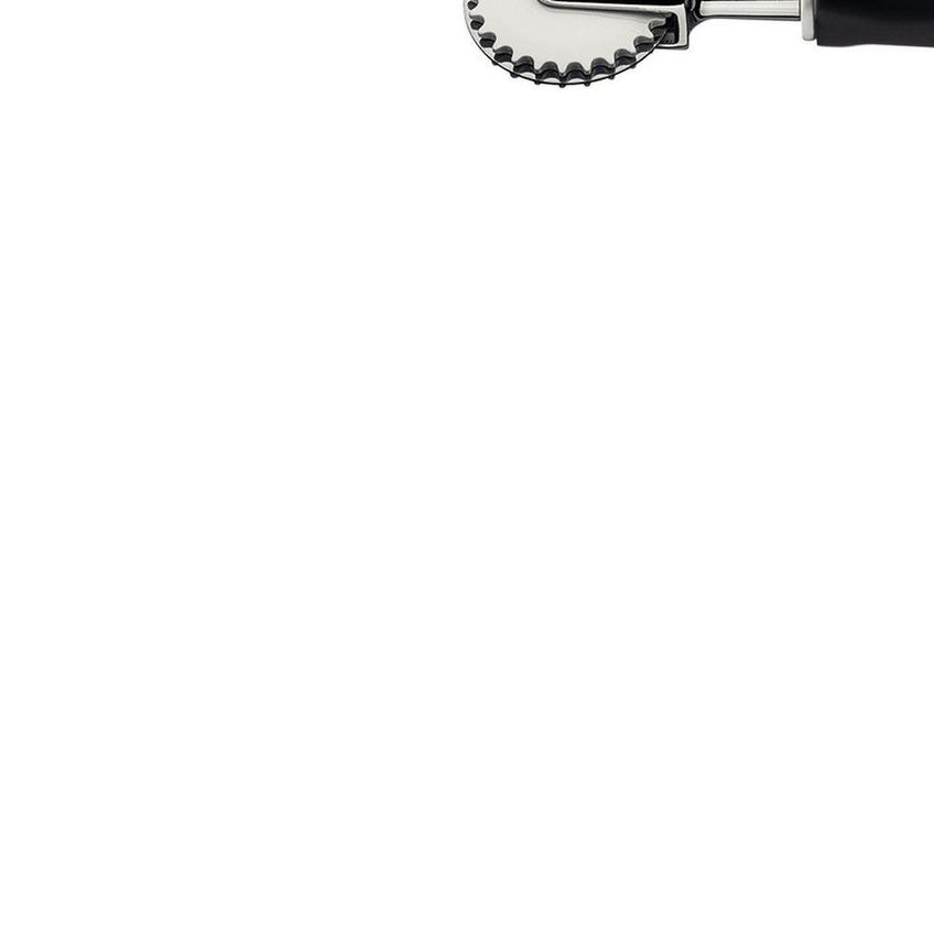 Carretilha Corta E Fecha Para Massas Utilità Zamak Cromado E Nylon Com Cabo Polipropileno Preto - imagem 4