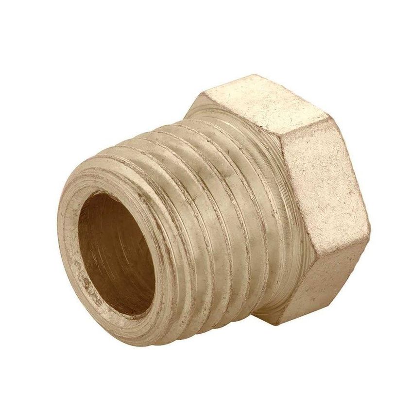Adaptador NPT para Redes de Ar Comprimido 1/4 x 3/8 Latão Kit 05 Peças Worker - imagem 4