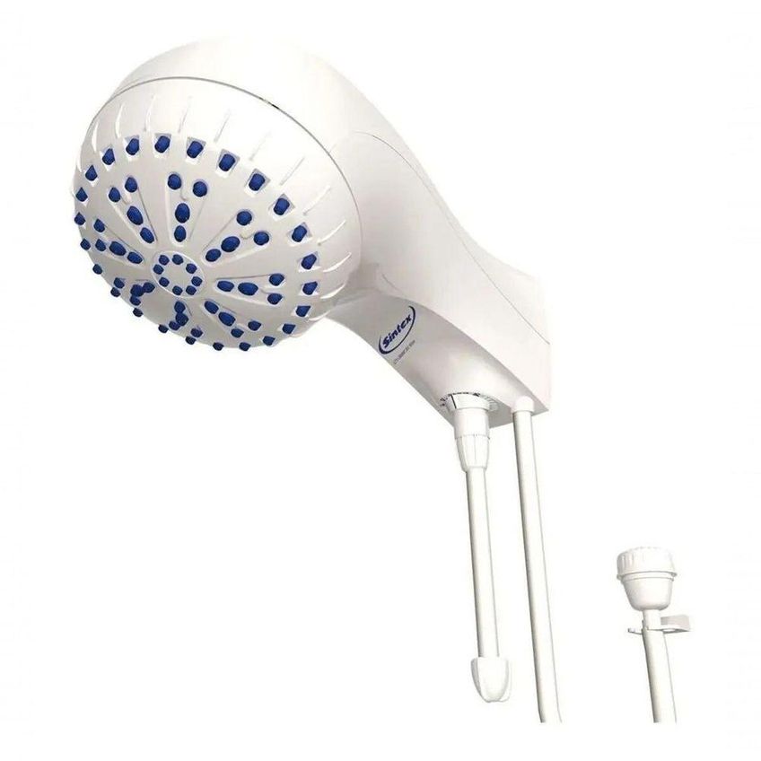 Ducha Elétrica Top Banho 4T 7000W de Parede Branca Sintex 220V - imagem 3