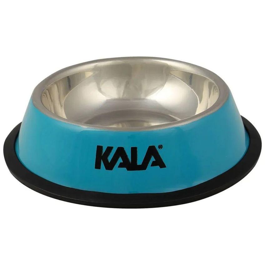 Tigela Para Pets Kala Tigela Para Pets 30cm Aço Inox Azul Único 1 Tigela - imagem 3