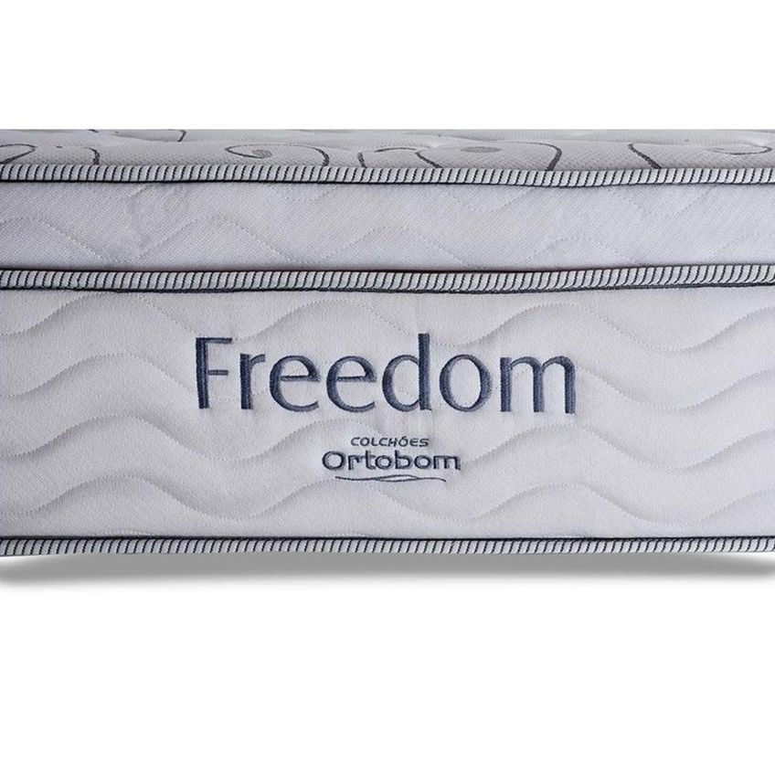 Colchão King Mola Molas Visco Ensacadas Superpocket Freedom Ortopillow D33 Cinza Ortobom - imagem 3
