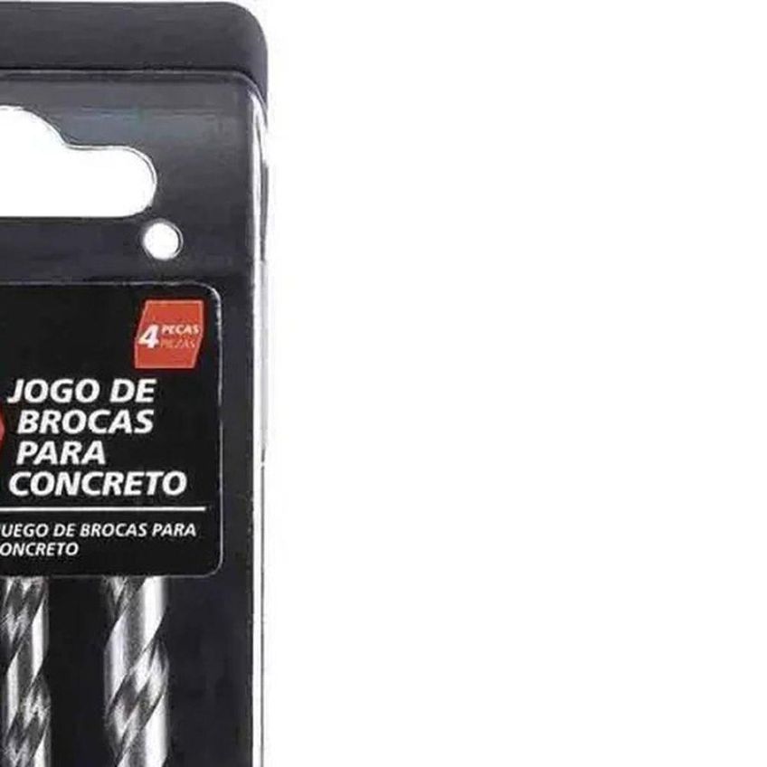 Jogo De Brocas Para Concreto Worker 4 Peças 4mm A 8mm Alta Durabilidade - imagem 2
