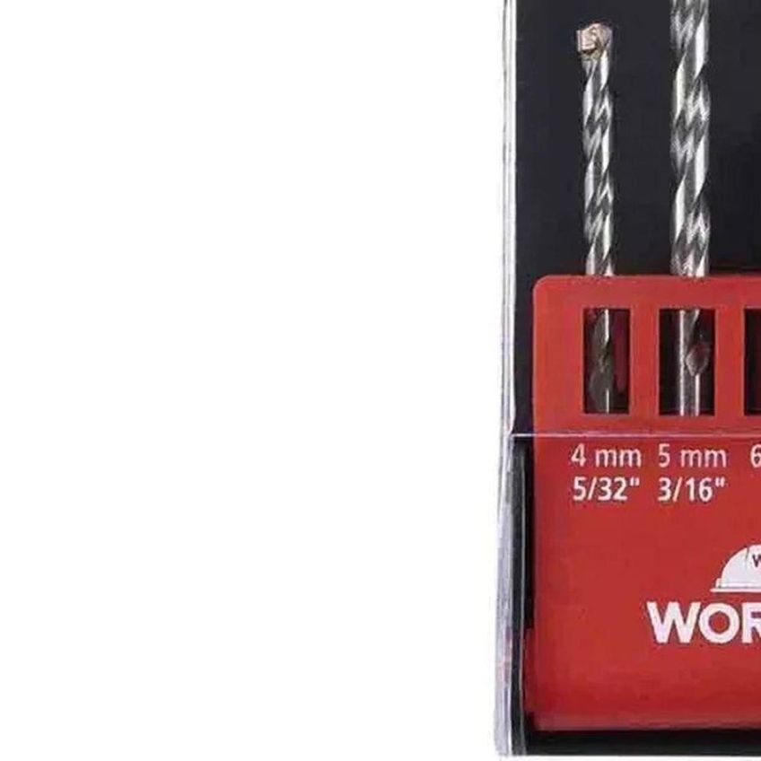Jogo De Brocas Para Concreto Worker 4 Peças 4mm A 8mm Alta Durabilidade - imagem 4