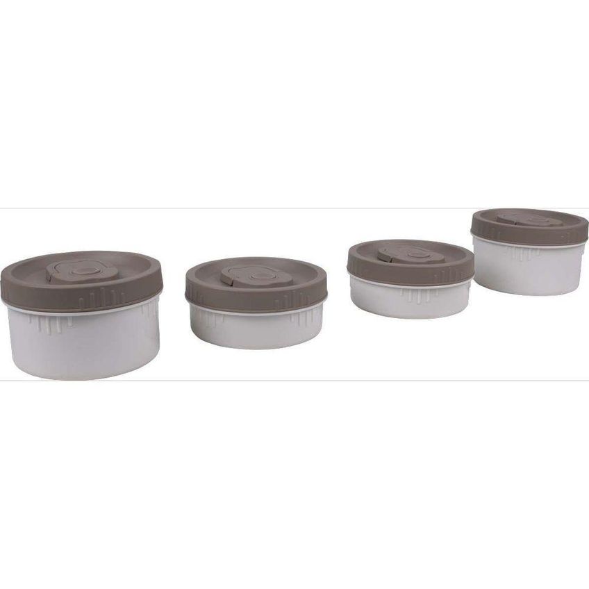 Marmiteira Térmica Portátil 4 Em 1 Aço Inox Estrutura Modular Vedação Conservação Alimentos Kala - imagem 4