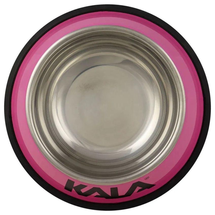 Tigela Para Pets Kala Tigela Pet Rosa Aço Inox 22cm Cães E Gatos Único 1 Tigela - imagem 3