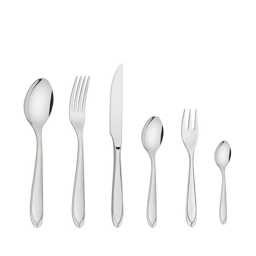 Faqueiro Laguna 24 Peças Aço Inox Brilho Para Mesa Tramontina - imagem 3