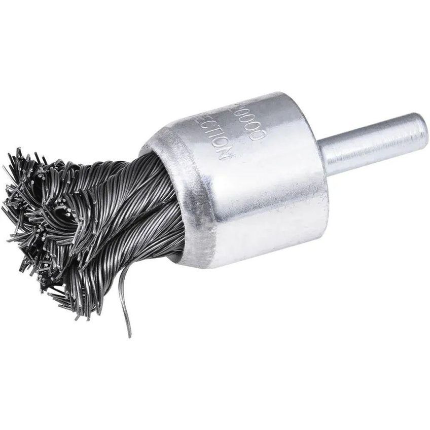 Escova Pincel Torcida Para Limpeza E Desbaste 195102 Aço Carbono Worker 1 Polegada - imagem 4