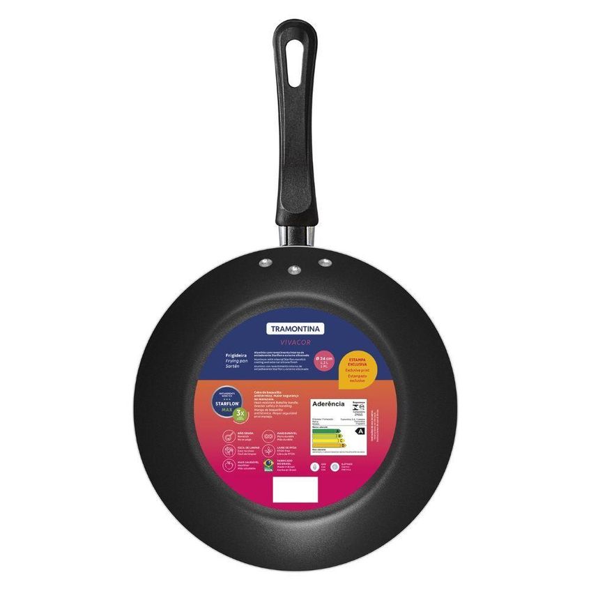 Frigideira Alumínio Com Revestimento Interno Antiaderente 24cm 1,2l Tramontina - imagem 5