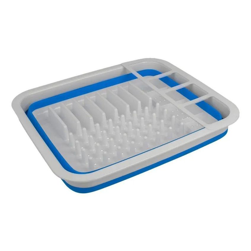 Escorredor de Pratos Dobrável Kala Plástico PP Design Compacto Cozinha Kala - imagem 4