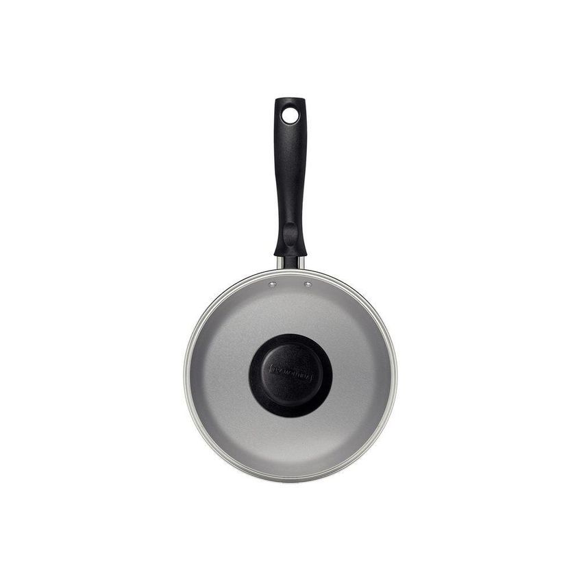 Frigideira Turim Para Ovo Alumínio Antiaderente Starflon Max 0,5l 16cm Com Tampa Vidro Tramontina - imagem 4