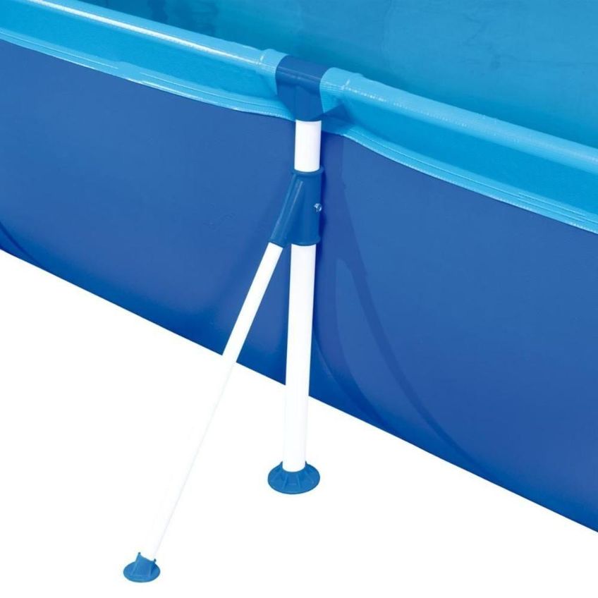Piscina Retangular Estruturada Premium 2500l Com Capa Azul Mor - imagem 3