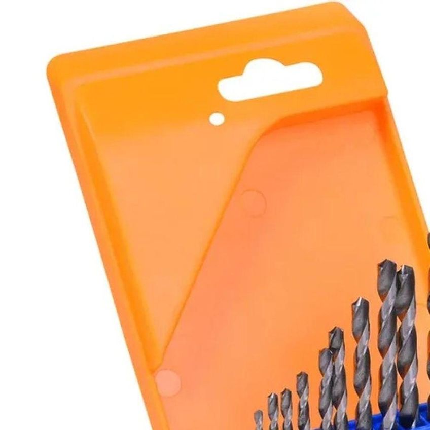 Jogo De Brocas Aço Rápido M2 13 Peças 2mm A 8mm Para Metais Com Estojo Organizador Kala - imagem 3