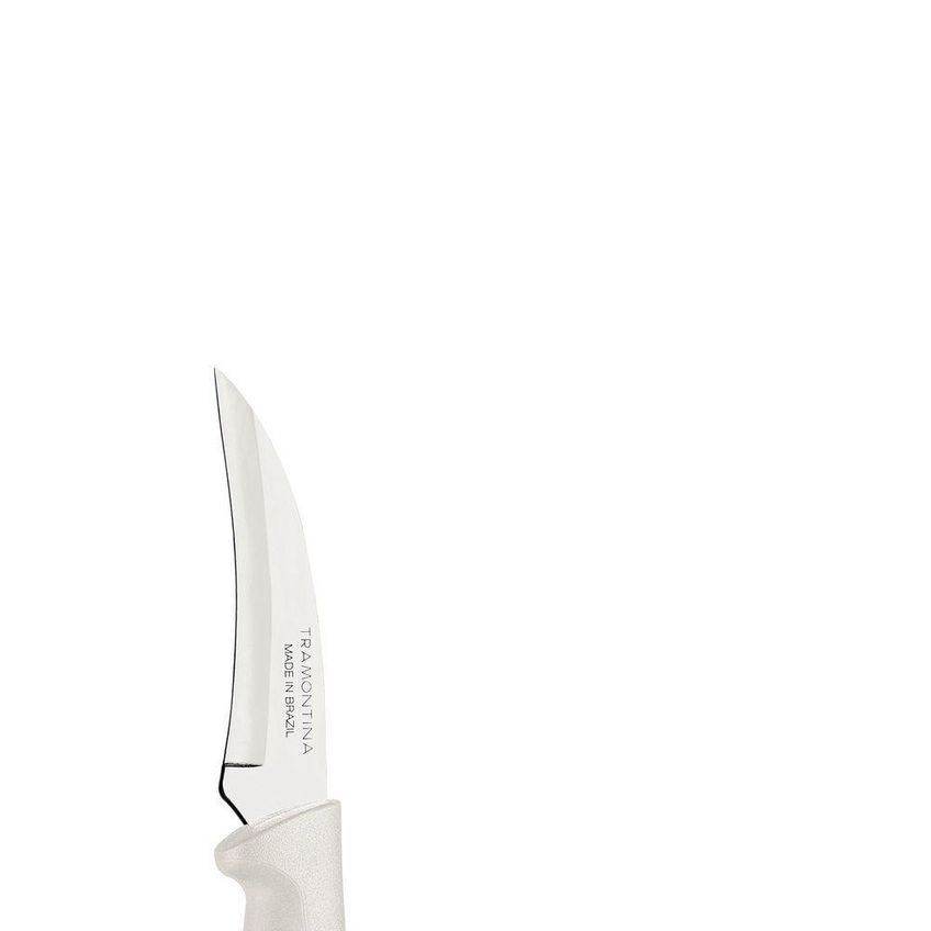 Faca Para Tornear Plenus Aço Inox Cabo Polipropileno Off White Para Frutas Verduras Legumes - imagem 5