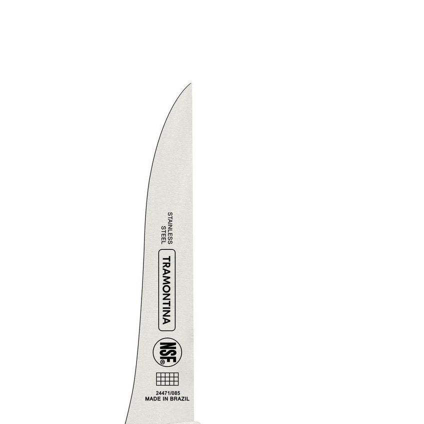 Faca Para Desossar Premium Aço Inox Cabo Polipropileno Branco Cozinha Tramontina 5 Polegadas - imagem 4
