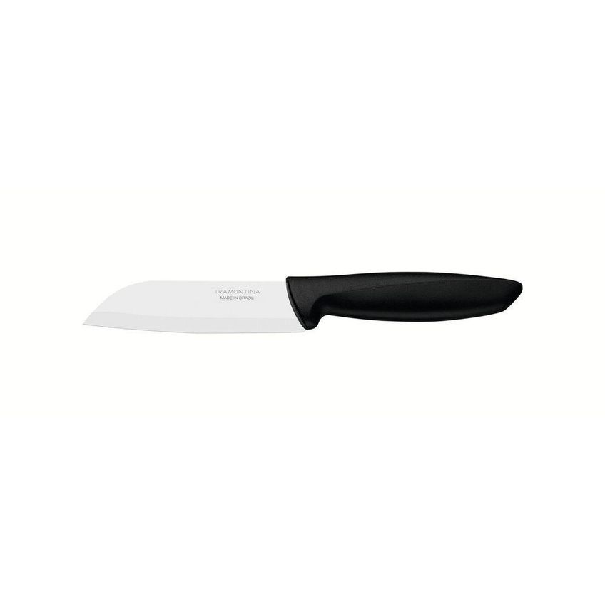 Faca Santoku Plenus Aço Inox Polipropileno Preto Tramontina - imagem 2