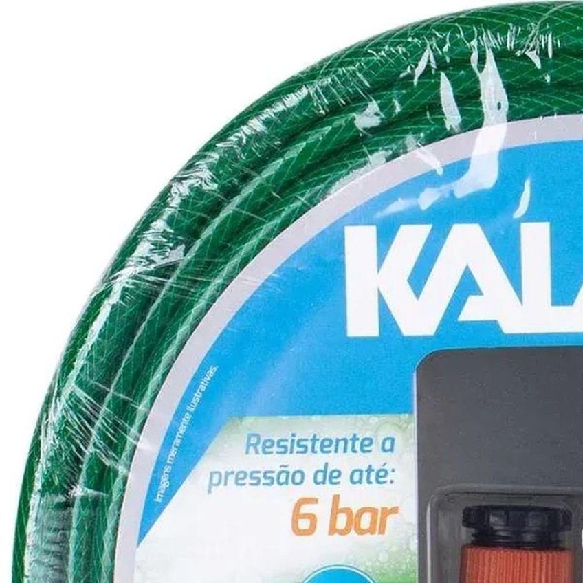 Mangueira De Jardim Kala 15 Metros 4 Camadas Verde Kit Completo - imagem 4