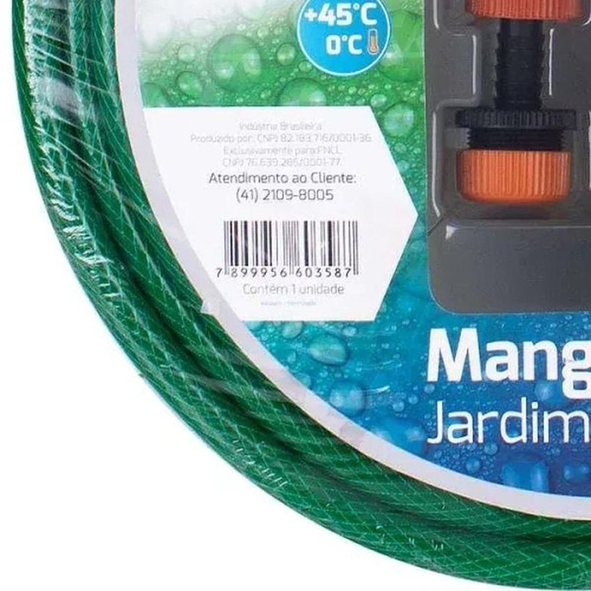 Mangueira De Jardim Kala 15 Metros 4 Camadas Verde Kit Completo - imagem 5