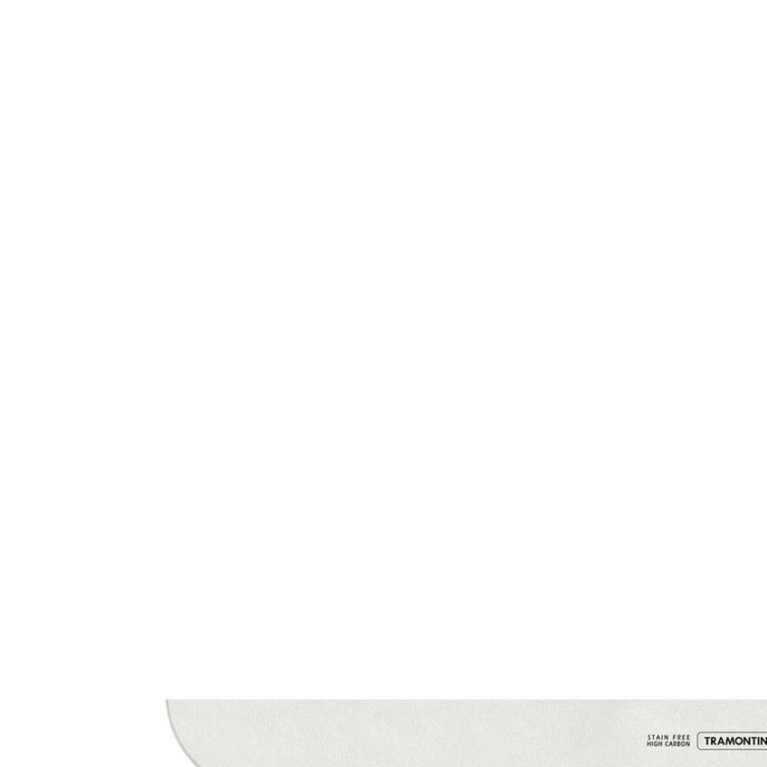 Faca Para Carne Profissional Master Aço Inox Cabo Polipropileno Antimicrobiano Branco Tramontina - imagem 3