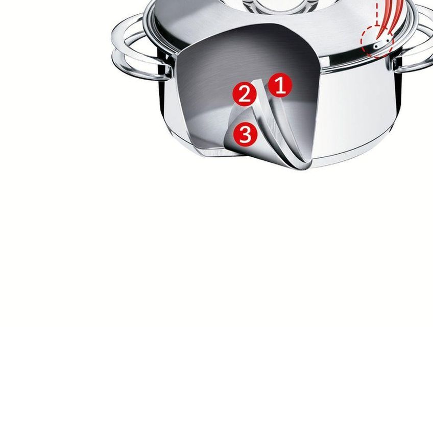 Panela Solar Aço Inox Fundo Triplo Tampa Com Saída De Vapor 1,4l 16cm Tramontina - imagem 4