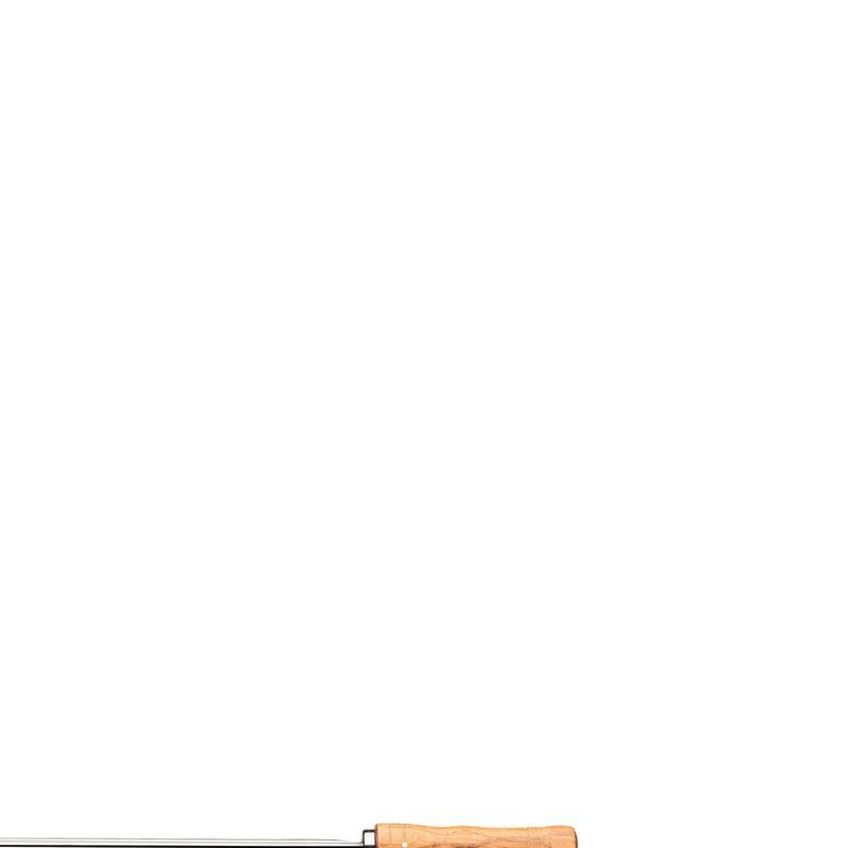 Espeto Para Churrasco Aço Inox Cabo Madeira Natural Certificada Resistente À Corrosão Tramontina - imagem 2