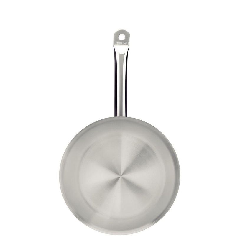 Frigideira Professional Rasa Aço Inox Fundo Triplo 2,2l Tramontina - imagem 4