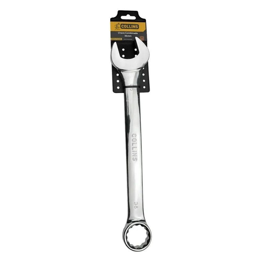 Chave Combinada 585688 36mm Aço Cromo Vanádio Alta Performance Collins - imagem 3